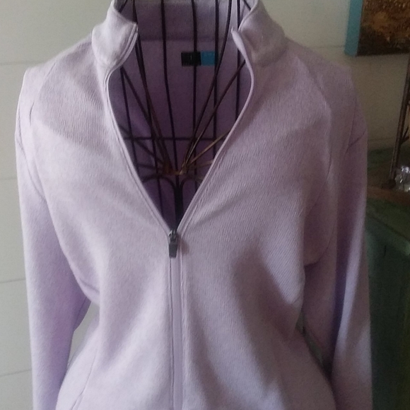 Ladies size XL PGA zipper up sweater - Picture 2 of 4